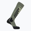 Lyžařské ponožky Salomon S/Access deep lichen green/lime cream/black