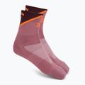 Ponožky Salomon Pulse Ankle dusky orchid/huckleberry/dragon fire