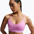 Tréninková podprsenka Nike Dri-Fit Indy Light Support light magenta/light magenta/white 4