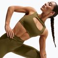 Tréninková podprsenka Nike Zenvy Light-Support Lightly Lined olive flak/white 4