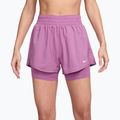Dámské šortky Nike One Dri-Fit High-Waisted 3" 2In1 light magenta/white