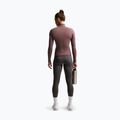 Dámská tréninková mikina Nike One Fitted Dri-Fit Full-Zip burgundy tattoo/white 3