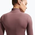 Dámská tréninková mikina Nike One Fitted Dri-Fit Full-Zip burgundy tattoo/white 6