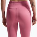 Dámské běžecké legíny Nike Tempo Swoosh Run High-Waisted 7/8 peony/white 5