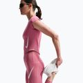 Dámské běžecké legíny Nike Tempo Swoosh Run High-Waisted 7/8 peony/white 6