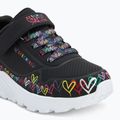 Dětské boty SKECHERS Uno Lite Heart Craze black/multicolor 7