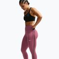 Dámské legíny Nike One Seamless Front pink smoke/white 5
