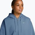 Dámská mikina Nike Studio Fleece Medium Weight Oversized Full Zip work blue/sail 3