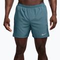 Pánské běžecké šortky Nike Miler Dri-Fit 2in1 5" IF2044 smokey blue/cerulean
