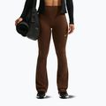 Dámské legíny Nike One High Waisted Flared cacao wow/white