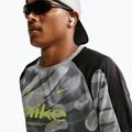 Pánské běžecké tričko Nike Dri-FIT Printed SS smoke grey/black/light lemon twist 6