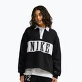 Dámská mikina Nike Studio Fleece Medium Weight total black/sail/sail