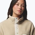 Dámská fleecová mikina Columbia Helvetia II Cropped Half Snap Fleece ancient fossil/dark stone/chalk 4