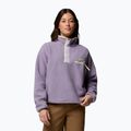Dámská fleecová mikina Columbia Helvetia II Cropped Half Snap Fleece shale purple/lavender haze/citron haz