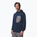Pánská trekingová mikina Columbia Tall Heights Hdd Grid Fleece Full Zip collegiate navy/city grey