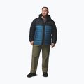 Pánská bunda Columbia Powder Lite II Hooded phoenix blue/black 2