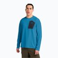 Pánské tričko Longsleeve Jack Wolfskin Prelight Trail Crew aurora blue