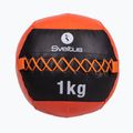 Sveltus Wall Ball 1 kg černá/červená