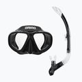 Dětská šnorchlovací sada Arena Premium Snorkeling Set Jr black/clear/black 9