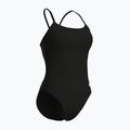 Dámské jednodílné plavky arena Lace Back Solid black/white 3