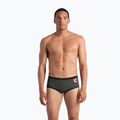 Pánské plavecké boxerky arena One Low Waist Short Big Logo dark sage/black 4