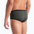 Pánské plavecké boxerky arena One Low Waist Short Big Logo dark sage/black 8