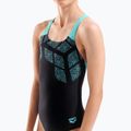 Dětské jednodílné plavky arena Kikko Swim Pro Back black/water 8
