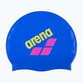 Plavecká čepice Arena Big Logo neon blue/shocking pink/yellow star