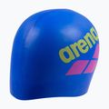 Plavecká čepice Arena Big Logo neon blue/shocking pink/yellow star 3