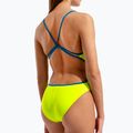 Dámské jednodílné plavky Arena Lace Back Solid artic lime/blue cosmo 9