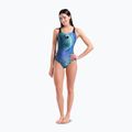 Dámské jednodílné plavky arena Peacock Swim Pro Back multi green/black 2