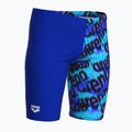 Dětské plavky jammer arena Crowded Swim Jammer neon blue/neon blue multi 4