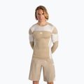 Pánské tréninkový longsleeve  Venum Tempest Rashguard Longsleeve beige/sand  2