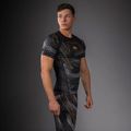 Pánský rashguard Venum Matupa Short Sleeve black/grey/gold 3