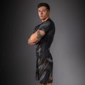 Pánský rashguard Venum Matupa Short Sleeve black/grey/gold 5