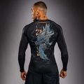 Pánský rashguard s dlouhým rukávem Venum Thunder Dragon černá/šedá/měděná 2