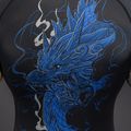 Pánský rashguard Venum Thunder Dragon černá/královská modrá 5