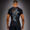 Pánský rashguard Venum Thunder Dragon černá/šedá/měděná 2