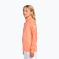 Dětská mikina ROXY Whitecamp Half Zip Girl peach pink roxygram tonal 3