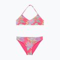 Dvoudílné dětské plavky ROXY Aquarella Tri Bralette Set sangria sunset