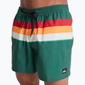 Pánské koupací šortky Quiksilver Everyday Printed Volley 15" forest outside stripe 5