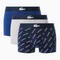 Pánské boxerky Lacoste 5H1288 3-pack navy blue/white/silver ch 7