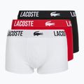 Pánské boxerky Lacoste 5H2393 3 pack black/red/white
