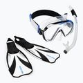 Šnorchlovací sada Aqualung Compass černobílá SR4110109XL