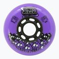 Kolečka na kolečkové brusle FR Skates Street Invaders Wheels 80mm/84A X4 purple/black