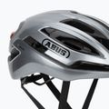 Cyklistická helma ABUS Taipan LED graphite silver 8