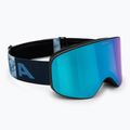Dětské lyžařské brýle Alpina Fernie Q-Lite black/blue matt