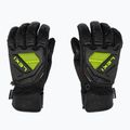 Pánské lyžařské rukavice LEKI WCR C-Tech 3D black ice/lemon 4