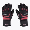 Dětské lyžařské rukavice LEKI Griffin 3D Junior black/ rose 2