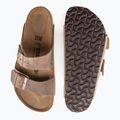 Pantofle BIRKENSTOCK Arizona LEOI Narrow tabacco brown 9